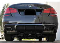 BMW 5 Series F10/F11 2010–2016 Rear Diffuser DPT V-2 (for M-Performance, Gloss Black) photo 1