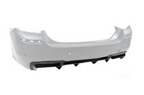 BMW 5 Series F10/F11 2010–2016 Rear Diffuser DPT V-2 (for M-Performance, Gloss Black) photo 2