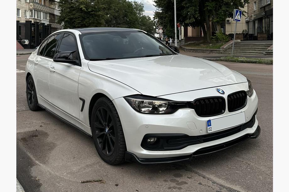 BMW 3 Series F30/F31 2012-2019 DPT Front Lip for Stock Version (2015-2018, Gloss Black) Image