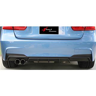 Rear Diffuser DPT V-1 (for M Performance, Gloss Black) BMW 3 Series F30/F31 2012-2019 photo 1