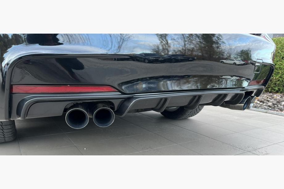 BMW 3 Series F30/F31 2012-2019 Rear Diffuser DPT V-3 (for M Performance, Gloss Black) Image
