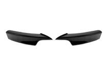 BMW 3 Series F30/F31 2012-2019 Front Bumper Lip DPT Flap (for M-Performance, Gloss Black) photo 2