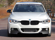 BMW 3 Series F30/F31 2012-2019 Front Bumper Lip DPT Flap (for M-Performance, Gloss Black) photo 1
