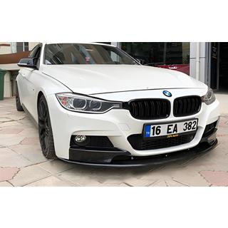 Front Bumper Lip DPT (for M-Performance, Gloss Black) BMW 3 Series F30/F31 2012-2019 photo 1