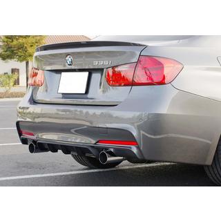 Rear Diffuser DPT V-4 (for M Performance, Gloss Black) BMW 3 Series F30/F31 2012-2019 photo 1