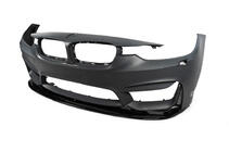 BMW 3 Series F30/F31 2012-2019 Front Bumper Lip DPT V-1 (For M3, Gloss Black) photo 7