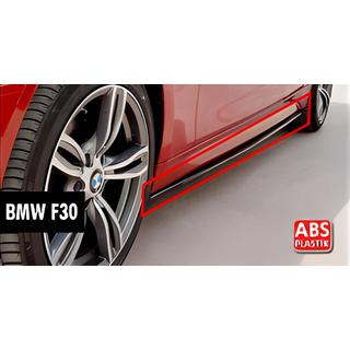 Side Skirt Extensions DPT V-1 (for M-Sport side skirts, Gloss Black) BMW 3 Series F30/F31 2012-2019 photo 1