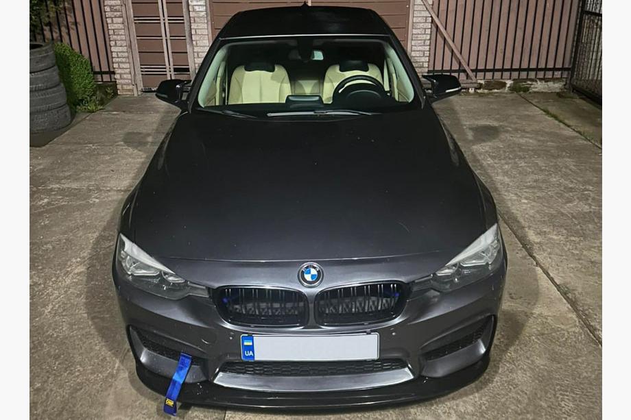 BMW 3 Series F30/F31 2012-2019 Front Bumper Lip DPT Lip V-2 (For M3, Gloss Black) Photo 6