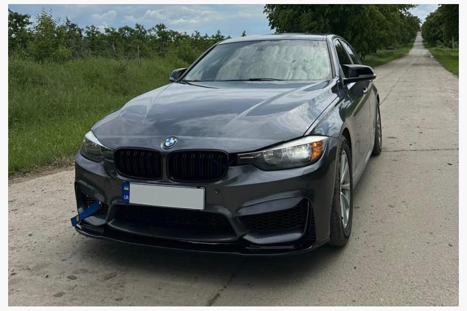 BMW 3 Series F30/F31 2012-2019 Front Bumper Lip DPT Lip V-2 (For M3, Gloss Black) Photo 7