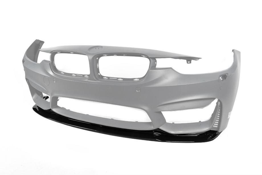 BMW 3 Series F30/F31 2012-2019 Front Bumper Lip DPT Lip V-2 (For M3, Gloss Black) Photo 10