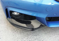 BMW 4 Series F32/F33/F36 2012-2020 Front Bumper Lip DPT Flap V-1 (for M-Technic, Gloss Black) photo 6