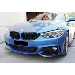 Front Bumper Lip DPT Flap V-1 (for M-Technic, Gloss Black) BMW 4 Series F32/F33/F36 2012-2020 photo 1