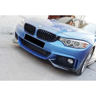 Front Bumper Lip DPT Flap V-1 (for M-Technic, Gloss Black) BMW 4 Series F32/F33/F36 2012-2020 photo 3