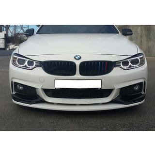Front Bumper Lip DPT Flap V-3 (for M-Sport, Gloss Black) BMW 4 Series F32/F33/F36 2012-2020 photo 2