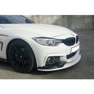 Front Bumper Lip DPT Flap V-3 (for M-Sport, Gloss Black) BMW 4 Series F32/F33/F36 2012-2020 photo 3