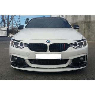 Front Bumper Lip DPT Flap V-3 (for M-Sport, Gloss Black) BMW 4 Series F32/F33/F36 2012-2020 photo 4