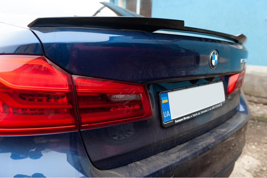 BMW 5 Series G30/G31 2017–2023 Spoiler M4-Style (Gloss Black) Image