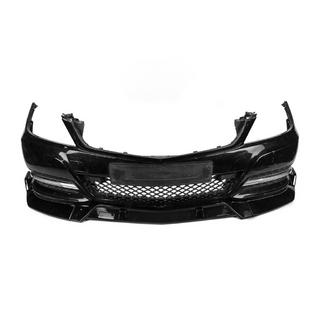 Front Bumper Lip DPT V1 (2011-2015, Gloss Black) Mercedes C-class W204 2007-2015 photo 4