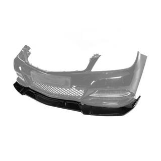 Front Bumper Lip DPT V1 (2011-2015, Gloss Black) Mercedes C-class W204 2007-2015 photo 2