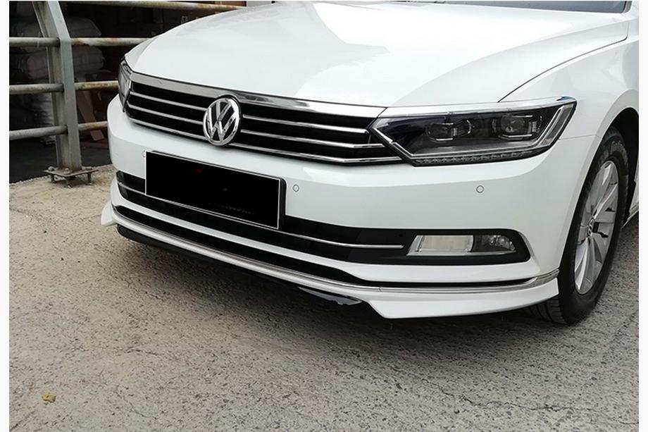 Volkswagen Passat B8 2015-2023 Front bumper lip DPT Lip (2015-2019 EU, paintable) Image