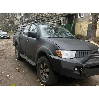 Side Steps Dakar V2 with LED (2019+, 2 pcs, metal) Mitsubishi L200 2015-2024 photo 3