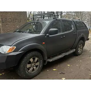 Side Steps Dakar V2 with LED (2019+, 2 pcs, metal) Mitsubishi L200 2015-2024 photo 2