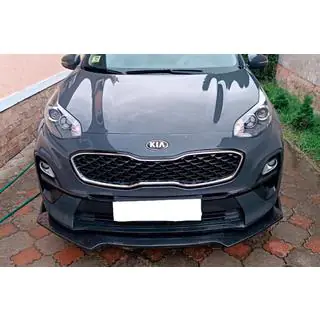 Universal Front Lip Spoiler DPT V-1 (ABS, Gloss Black) photo 2