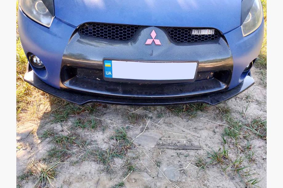 Universal Front Lip Spoiler DPT V-1 (ABS, Gloss Black) Photo 4