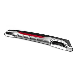 Universal Rear Diffuser DPT AMG Style V-4 (ABS) (Grey+Black Gloss) photo 2