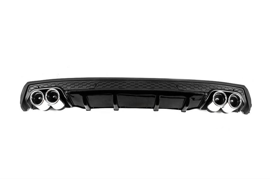 Universal Rear Diffuser DPT V-1 (ABS) (Gloss Black) Photo 1