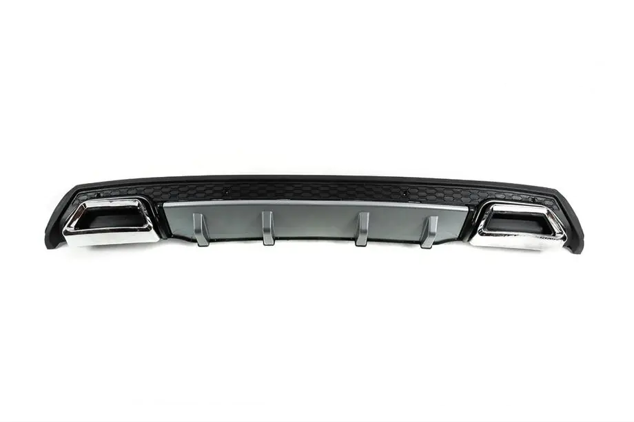 Universal Rear Diffuser DPT V-4 (ABS) (Grey + Black Gloss) Photo 1