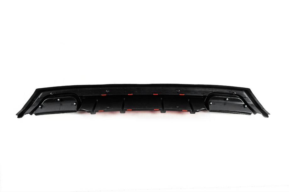 Universal Rear Diffuser DPT V-5 (ABS) (Red+Black Gloss) Photo 4