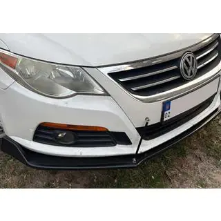 Universal Front Lip Spoiler DPT V-2 (ABS, Gloss Black) photo 2