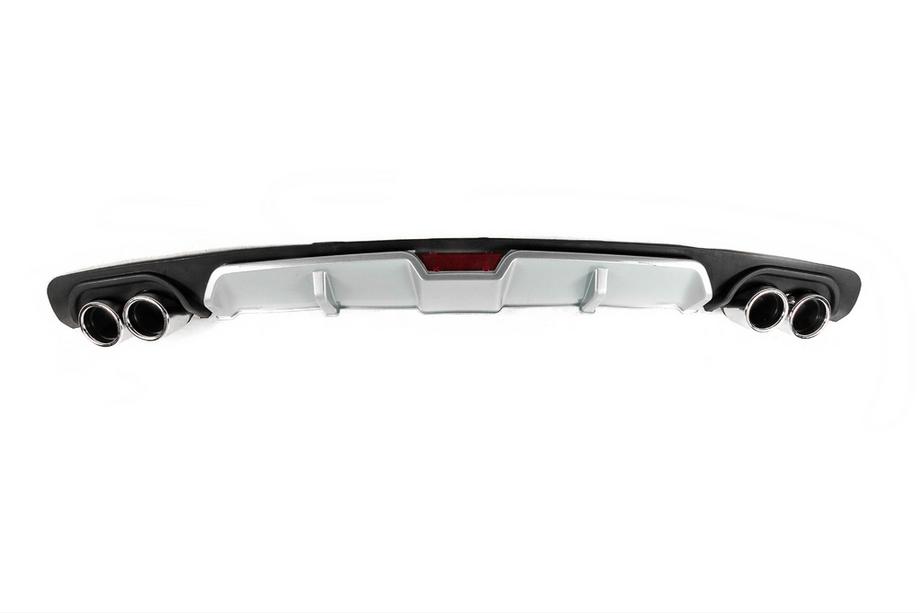 Universal rear diffuser DPT V-6 (grey + matte black) Photo 3