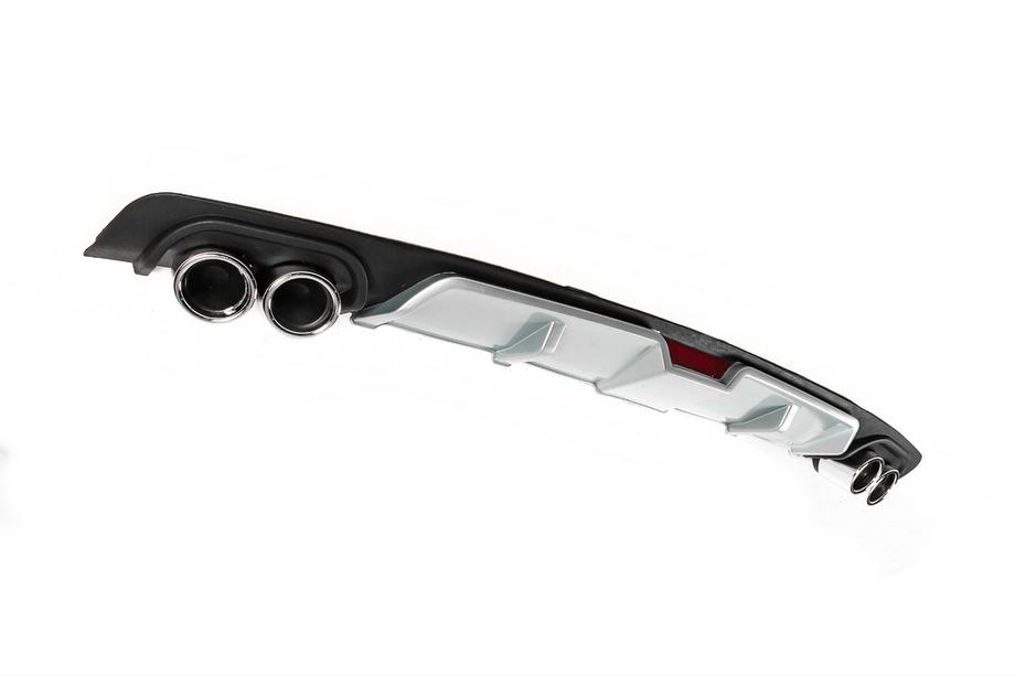 Universal rear diffuser DPT V-6 (grey + matte black) Photo 5