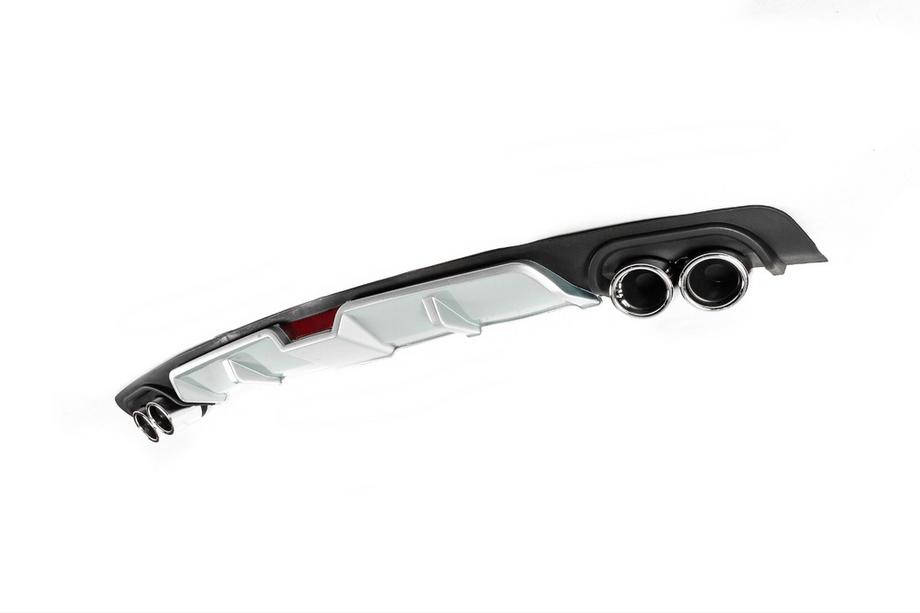 Universal rear diffuser DPT V-6 (grey + matte black) Photo 6
