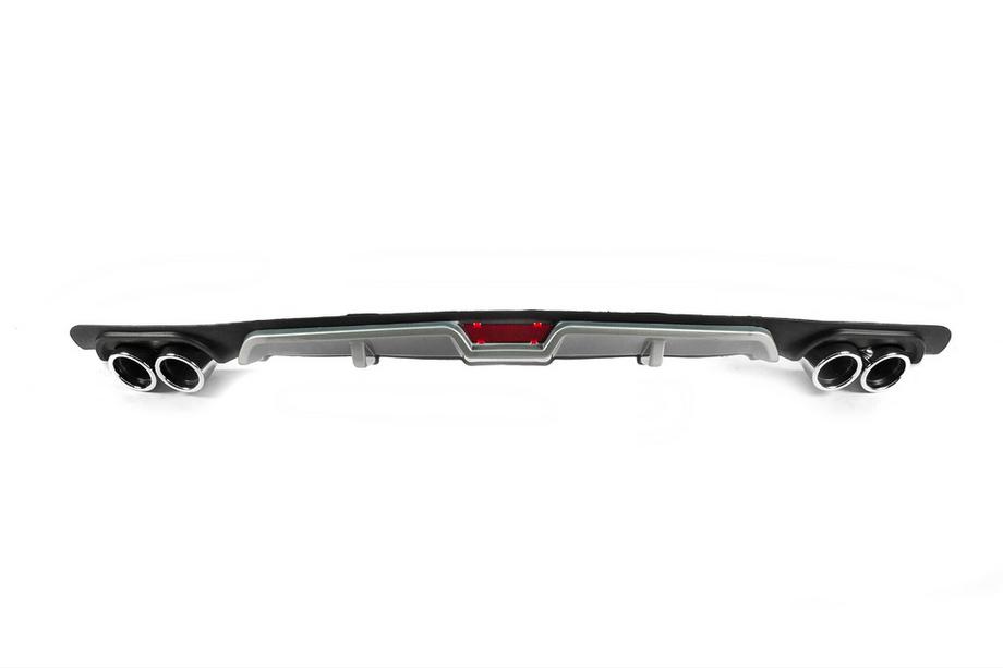 Universal rear diffuser DPT V-6 (grey + matte black) Photo 8