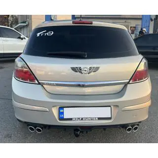 Universal rear diffuser DPT V-7 (ABS) (matte black) photo 4