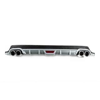Universal Rear Diffuser DPT V-8 (ABS) (Grey+Black Gloss) photo 3