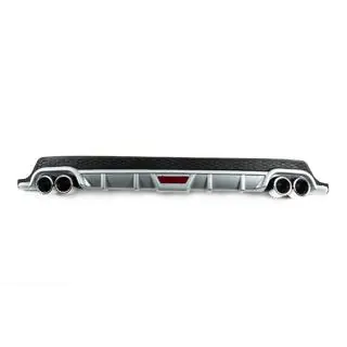 Universal Rear Diffuser DPT V-8 (ABS) (Grey+Black Gloss) photo 3