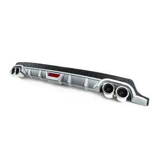 Universal Rear Diffuser DPT V-8 (ABS) (Grey+Black Gloss) photo 1