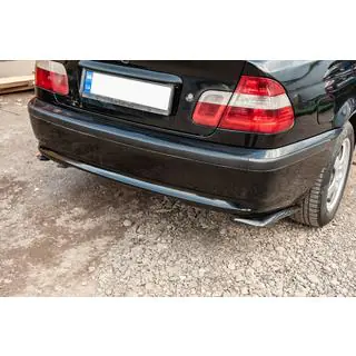 Universal Flap Rear Bumper Cover DPT (ABS) (2pcs) (Gloss Black) photo 3