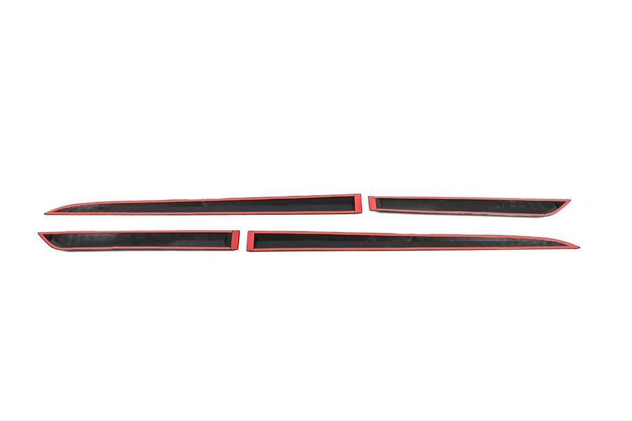 Universal DPT Door Moldings (ABS) (4pcs) (matte black) Photo 11