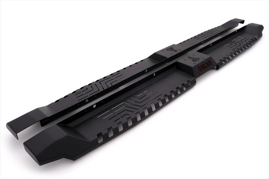 Mitsubishi L200 2015-2024 Side Steps Dakar V2 without LED (2015-2019, 2 pcs, metal) Image