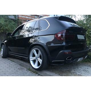 Universal Side Skirt Extensions DPT Black (ABS) (2pcs) (Gloss Black) photo 4
