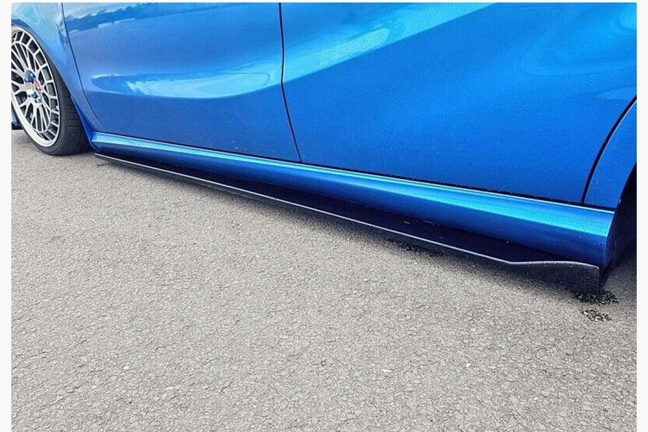 Universal Side Skirt Extensions DPT Black (ABS) (2pcs) (Gloss Black) Photo 6