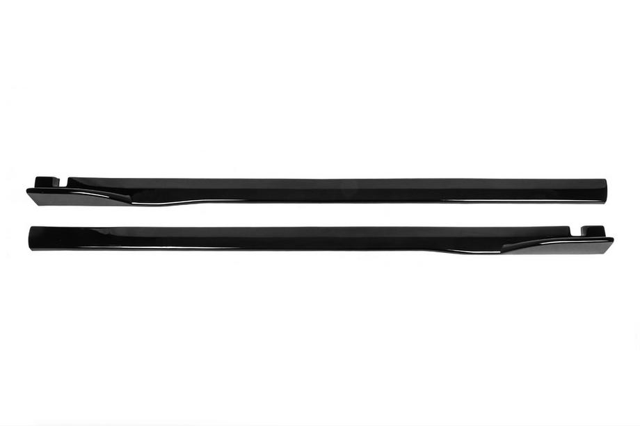 Universal Side Skirt Extensions DPT Black (ABS) (2pcs) (Gloss Black) Photo 1