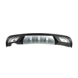 Universal rear diffuser DPT Sport V-1 (grey + matte black) photo 1