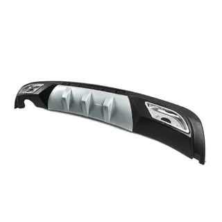 Universal rear diffuser DPT Sport V-1 (grey + matte black) photo 4