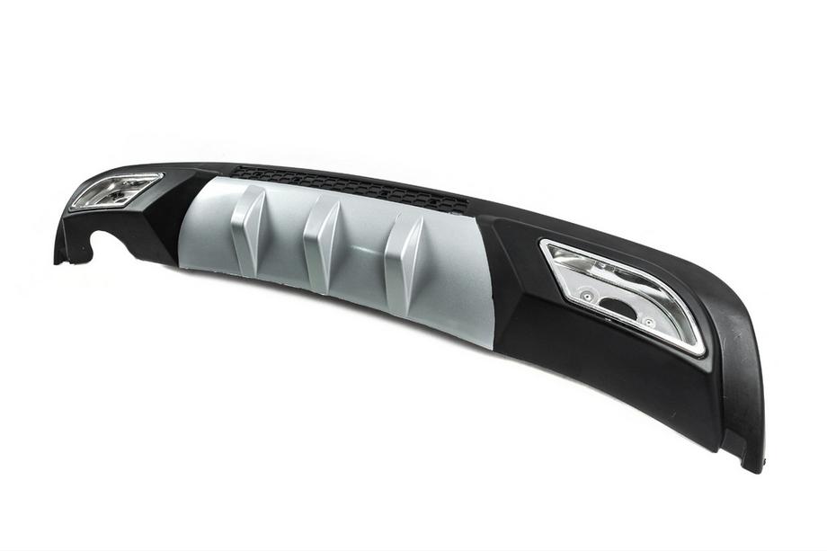 Universal rear diffuser DPT Sport V-1 (grey + matte black) Photo 4